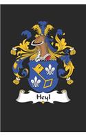 Heyl: Heyl Coat of Arms and Family Crest Notebook Journal (6 x 9 - 100 pages)