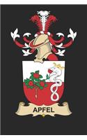 Apfel: Apfel Coat of Arms and Family Crest Notebook Journal (6 x 9 - 100 pages)