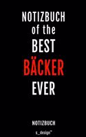 Notizbuch für Bäcker: Originelle Geschenk-Idee [120 Seiten kariertes blanko Papier]