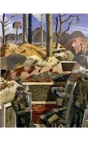 Dot Grid Paper Journal and Notebook: War in the Trenches Art cover