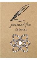 Journal for Science: Blank Line Journal