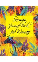 Sermon Journal Book for Woman