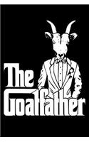 The Goatfather: Blank Lined Journal to Write in - Ruled Writing Notebook