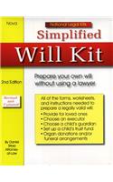 Simplified Will Kit: Prepare your own will without using a lawyer (Simplified Will Kit (W/CD))