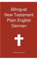 Bilingual New Testament, Plain English - German