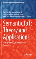 Semantic Iot: Theory and Applications