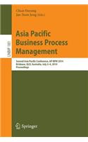 Asia Pacific Business Process Management