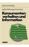 Konsumentenverhalten Und Information