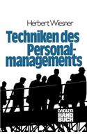 Die Techniken Des Personalmanagements