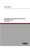 CoCo-Bonds. Ein geeignetes Instrument zur Krisenprävention?