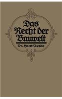 Das Recht Der Bauwelt