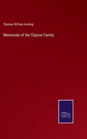 Memorials of the Clayton Family