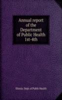 Annual report of the Department of Public Health