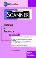 Taxmann Publication's Scanner on Auditing & Assurance for CA Intermediate May 2018 Exam [New Syllabus]