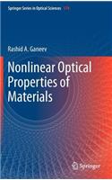 Nonlinear Optical Properties of Materials