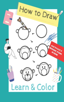 How to Draw Animals A Step-by-Step: Gifts for kids Easy Draw Pages For animal lovers