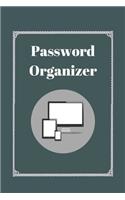 Password Organizer with tabs, logbook