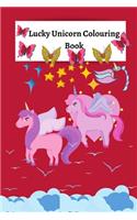 Lucky Unicorn Colouring Book