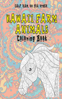 Kawaii Farm Animals - Coloring Book - Calf, Ram, Ox, Pig, other