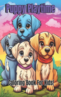 Puppy Playtime Kids Coloring Book!