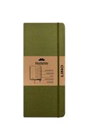 Moustachine Classic Linen Hardcover Military Green Lined Large: (Moustachine Classic)