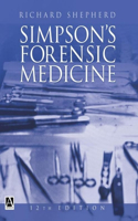Simpson's Forensic Medicine, 12Ed