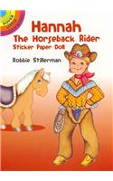 Hannah the Horseback Rider Sticker Paper Doll