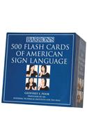 500 Flash Cards of American Sign Language