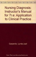 Instructor's Manual for 7r.e (Nursing Diagnosis: Application to Clinical Practice)