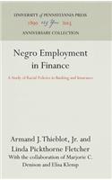 Negro Employment in Finance