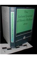 Iceland Journal of Henry Holland, 1810         [The