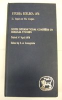 Studia Biblica 1978: Papers on the Gospels - Vol. 2: v. 2 (JSNT supplement)