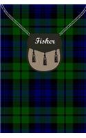 Fisher Clan Tartan Journal/Notebook