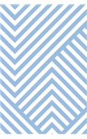 Abstract Striped Geometric Notebook