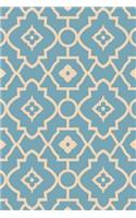 Morrocan Design College Ruled Notebook: College Ruled Notebook 6 X 9: College Ruled Notebook 130 Pages