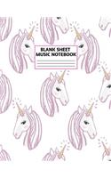 Blank Sheet Music Notebook