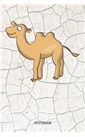 Notebook: Funny Cartoon Desert Camel Planner / Organizer / Lined Notebook (6 x 9)