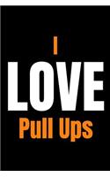 Personal Trainer Notebook I Love Pull Ups