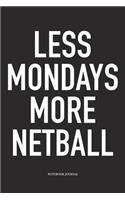 Less Mondays More Netball