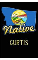 Montana Native Curtis: College Ruled Composition Book