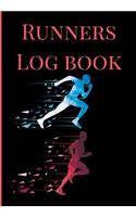 Runners Log book: A Red Black Theme One Year Daily Running, Jogging, Cycling And Walking Journal Exercise Athletes Logbook, Tracker, Diary, Organizer, And Calendar Fi