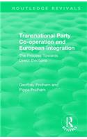 Transnational Party Co-operation and European Integration