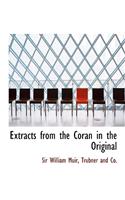 Extracts from the Coran in the Original
