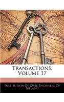 Transactions, Volume 17