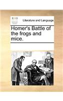 Homer's Battle of the frogs and mice.