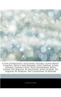 Articles on F-Type Supergiants, Including: Polaris, Alpha Persei, Canopus, Delta Canis Majoris, Iota Carinae, Alpha Leporis, Gamma Cygni, Zeta Geminorum, Delta Cephei, Eta Aquilae, W Sagittar
