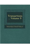 Transactions, Volume 9