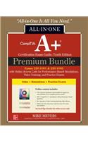 Comptia A+ Certification Premium Bundle: All-In-One Exam Guide, Tenth Edition with Online Access Code for Performance-Based Simulations, Video Training, and Practice Exams (Exams 220-1001 & 220-1002)