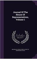 Journal of the House of Representatives, Volume 1