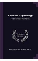 Handbook of Gynecology